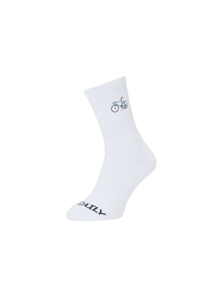 Witte kousen Peaceride Iriedaily 