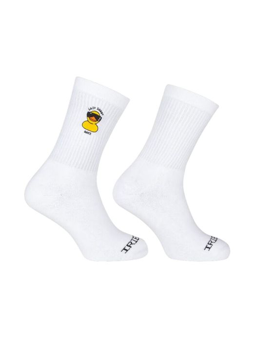 Witte sokken Lazy sunny day Iriedaily