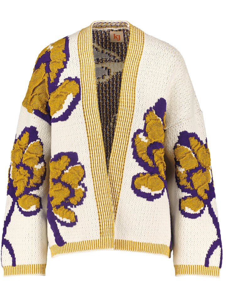 Witte gilet met print Odyssea K&J 