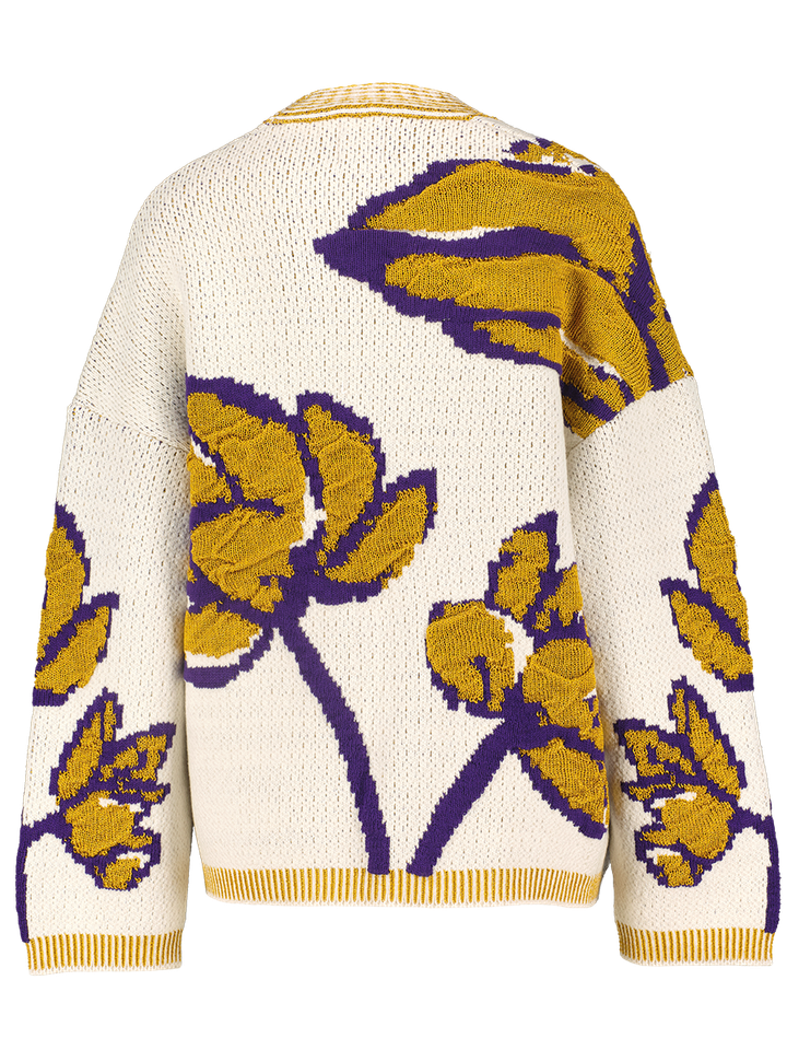 Witte gilet met print Odyssea K&J 