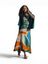 Groene bloes met print Mariet K&J