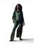 Groene losse broek met print Marley K&J