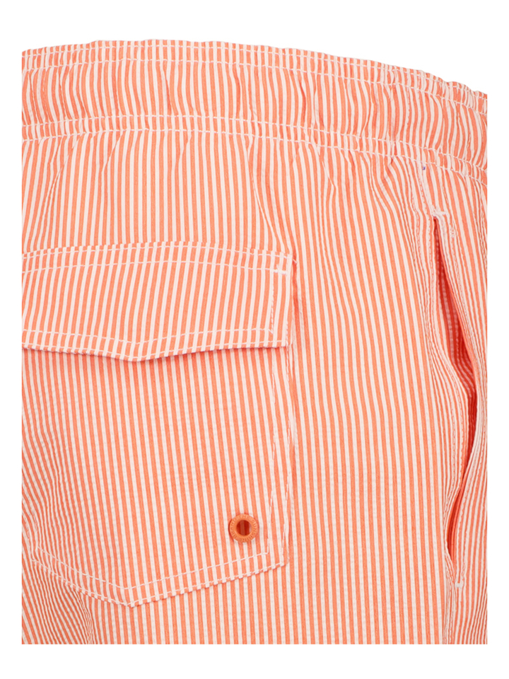 Oranje gestreepte zwemshort Pete Stripe Shiwi