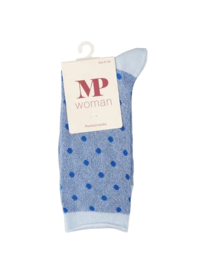 Blauwe sokken met glitters en dots Mp Denmark 