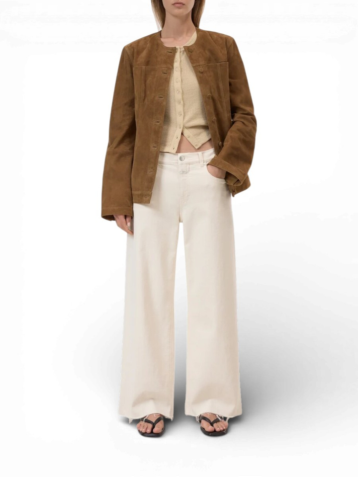 Beige wide fit jeans Jayla