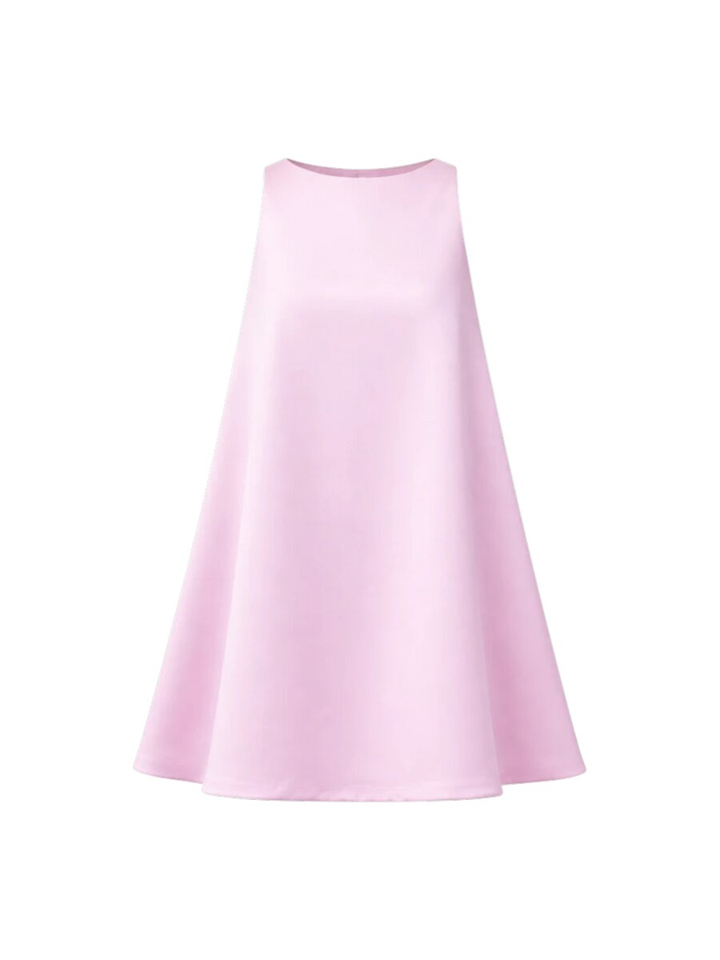 Roze uitlopende jurk Barbara Rhune