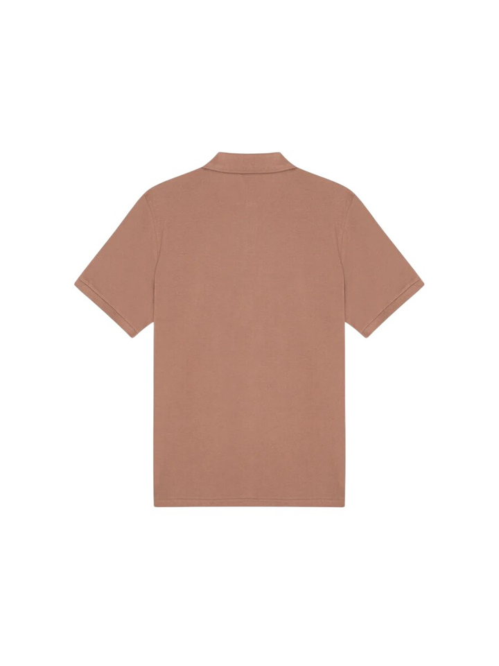 Cognac red kleurige polo Les Deux
