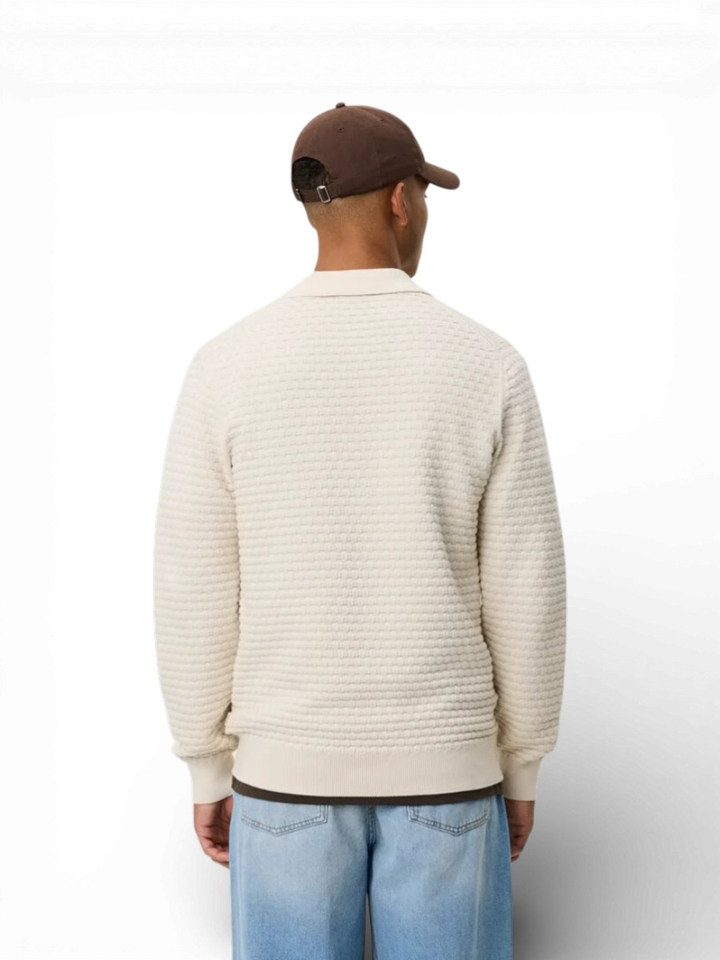 Beige polo trui Les Deux 