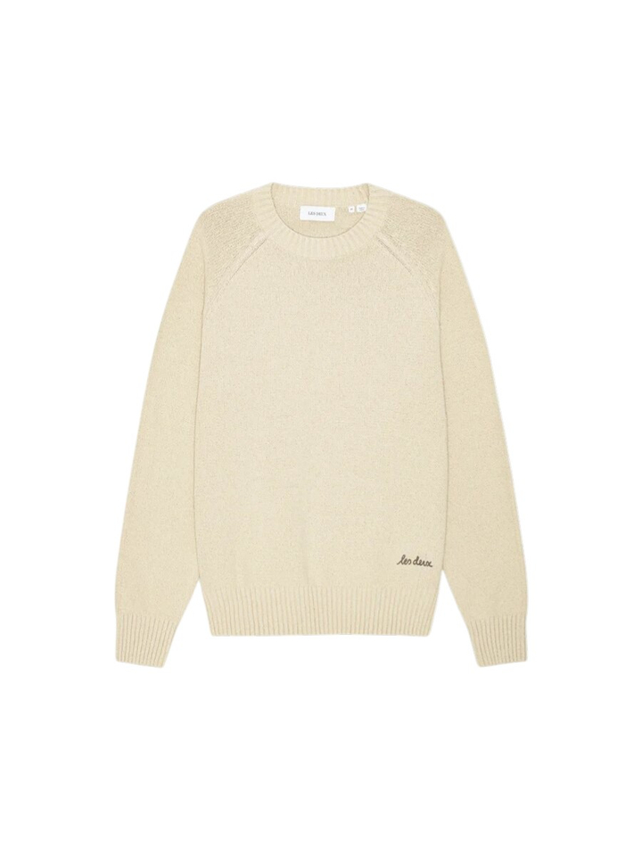 Oyster grey white sweater Les Deux