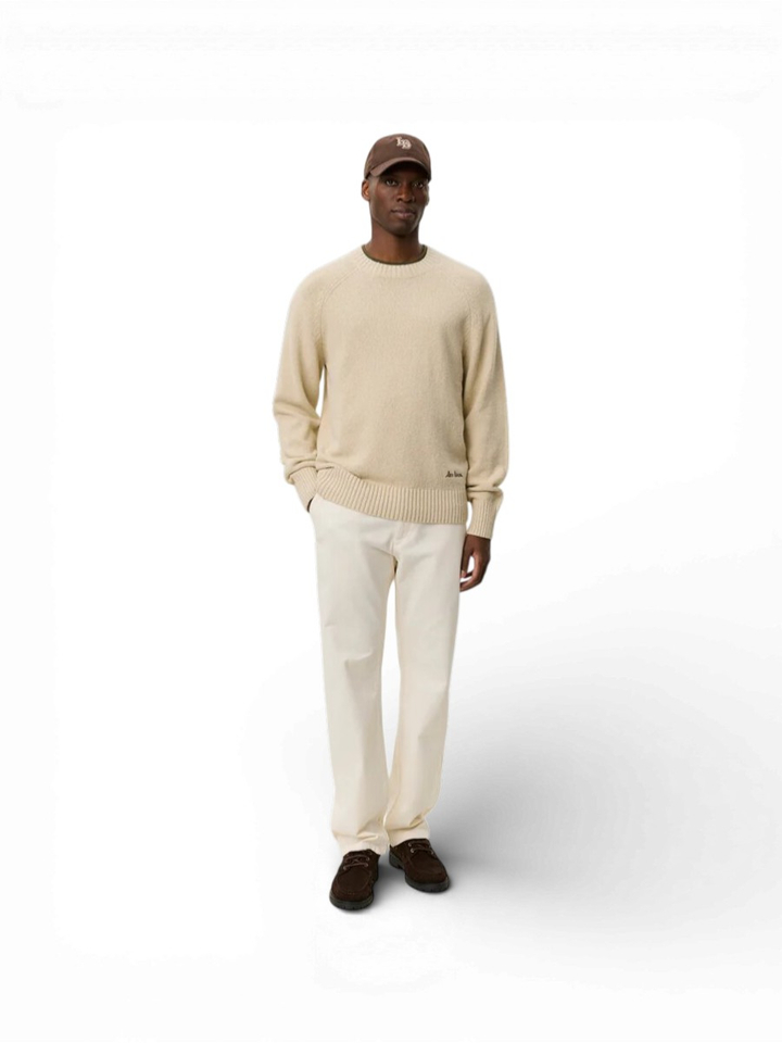 Oyster grey white sweater Les Deux