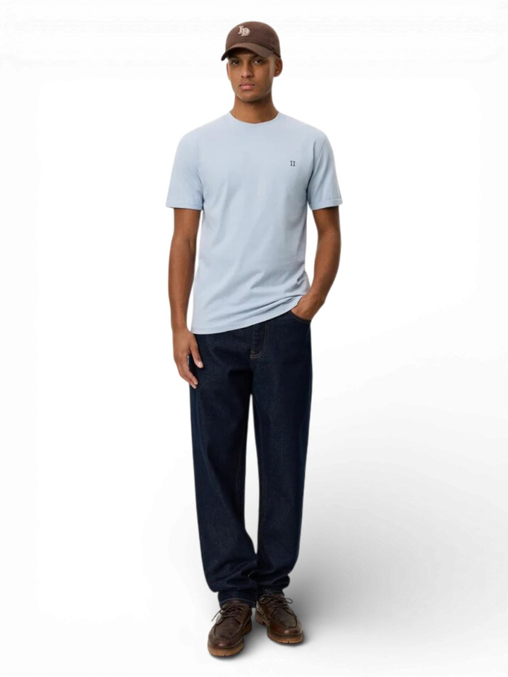 Blauwe katoenen t-shirt Les Deux