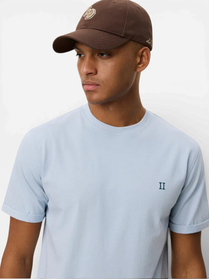 Blauwe katoenen t-shirt Les Deux