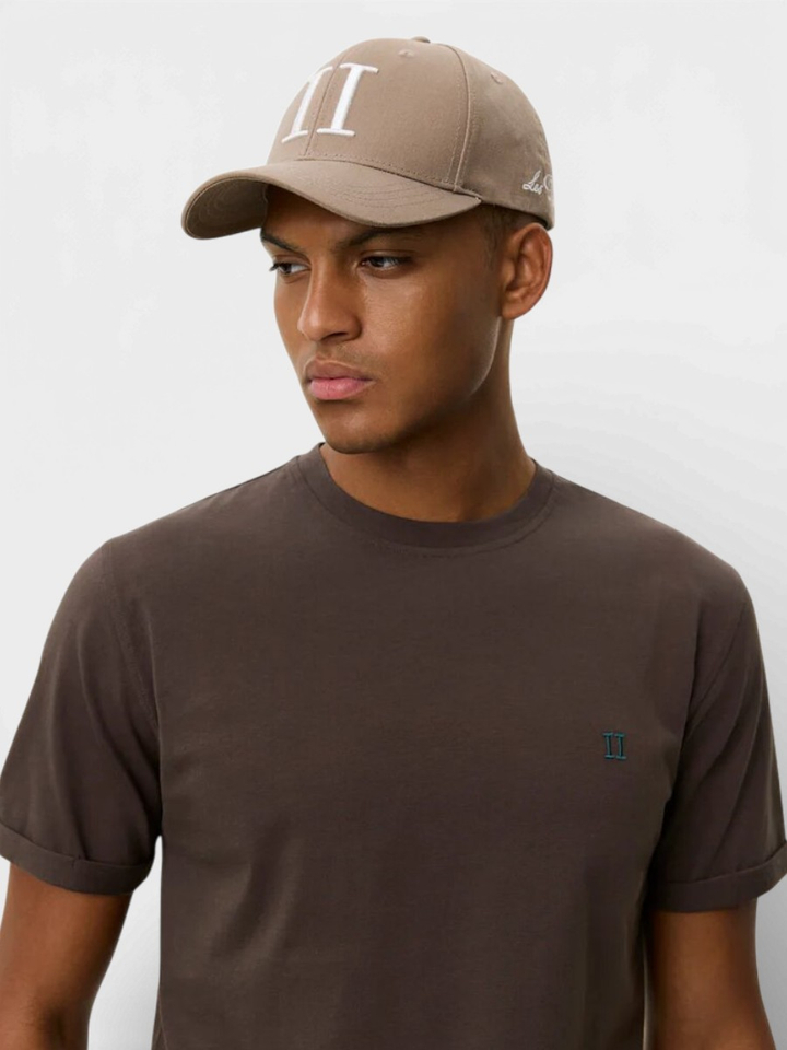 Bruine katoenen t-shirt Les Deux 