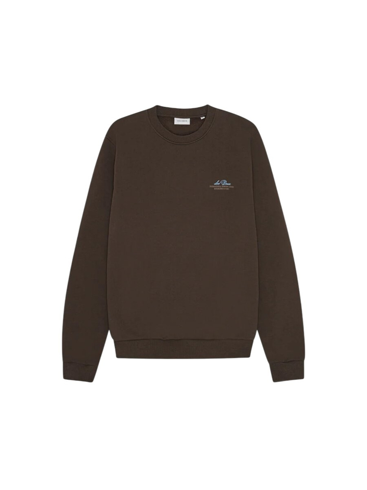 Donkerbruine sweater Les Deux 