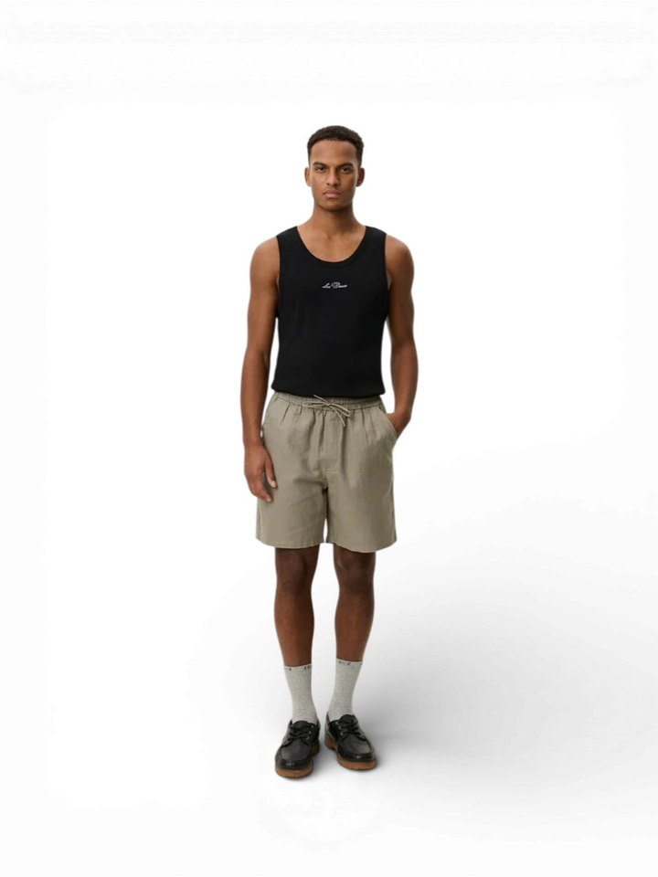 Beige linnen short Les Deux