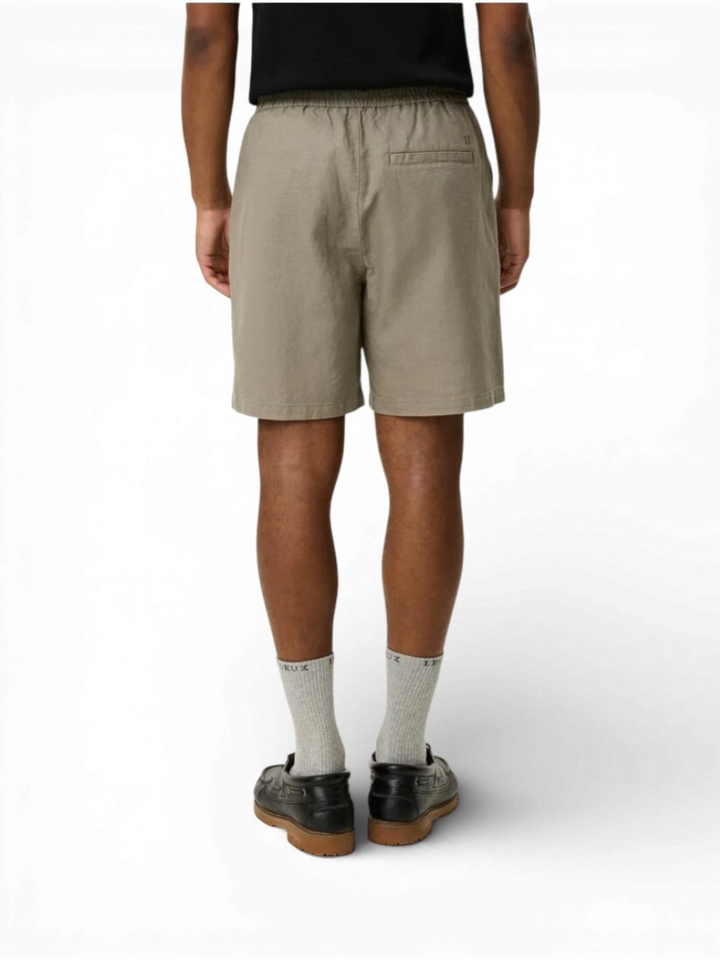 Beige linnen short Les Deux