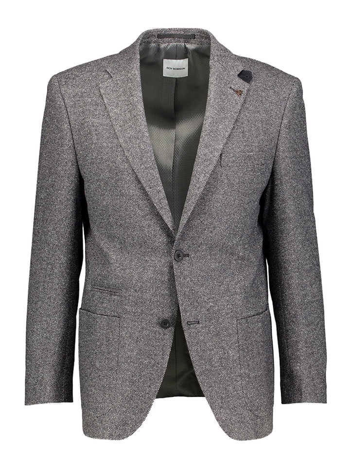 Grijs geklede kostuumblazer Sakkos Roy Robson