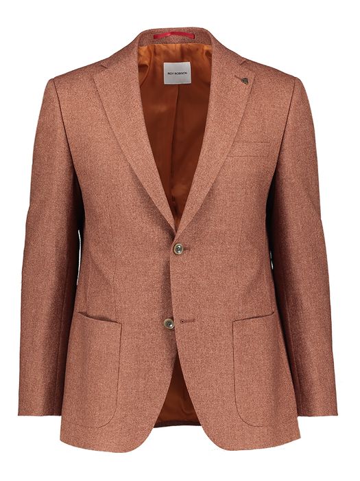 Rode blazer met bruine knoopsluiting Sakkos Roy Robson