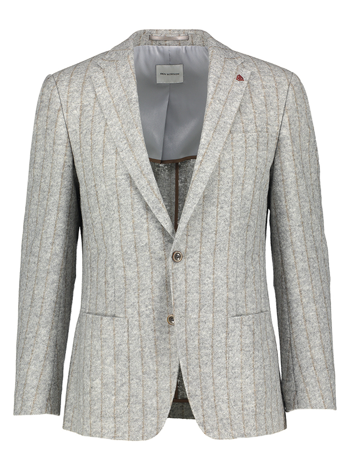 Grijze gestreepte blazer Sakkos Roy Robson