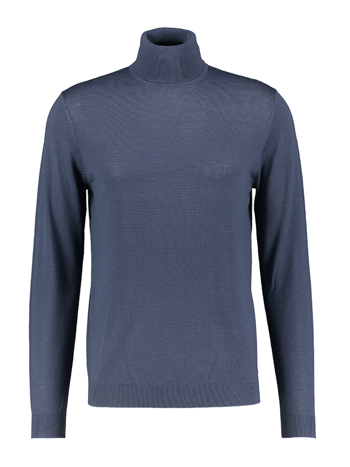 Blauwe trui met rolkraag Herren Roy Robson