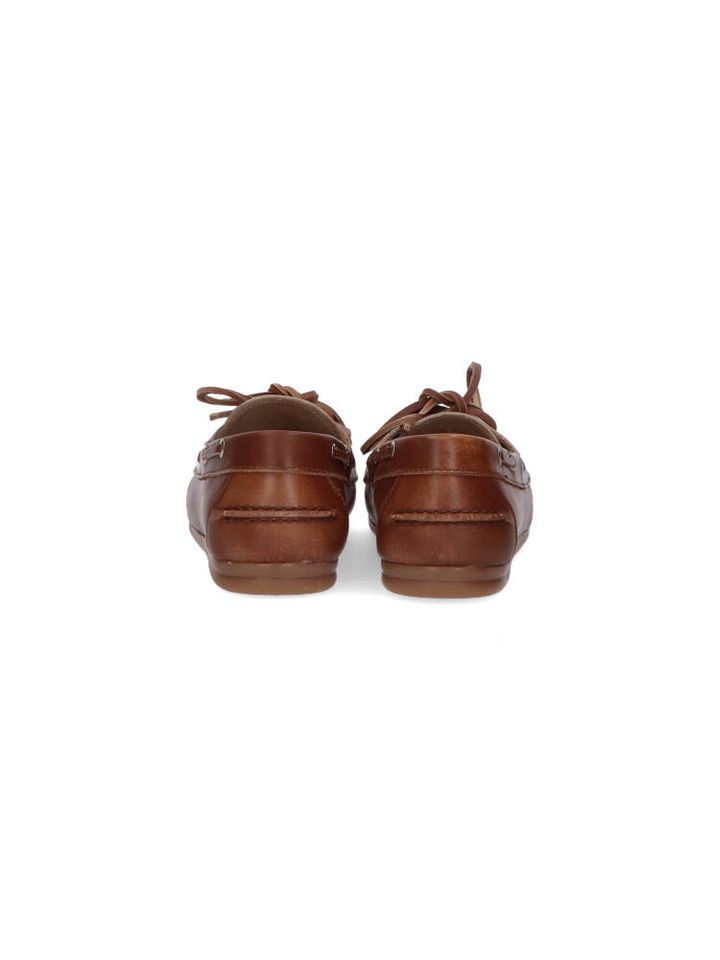 Bruin lederen boatloafer Posa 