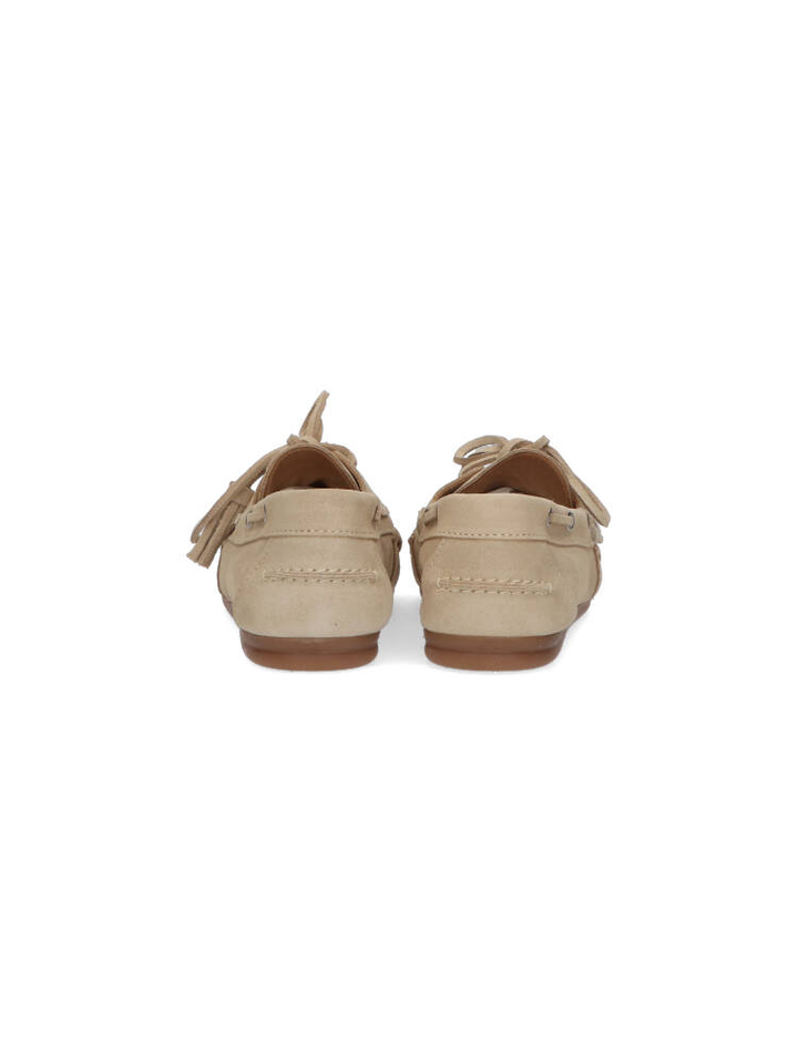 Light taupe suede Boatfloafer Posa