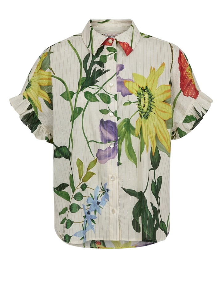 Multicolor bloes met bloemenprint Nu Belisa Numph 