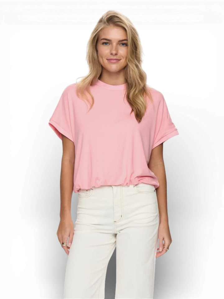 Roze t-shirt Nu Leah Numph 