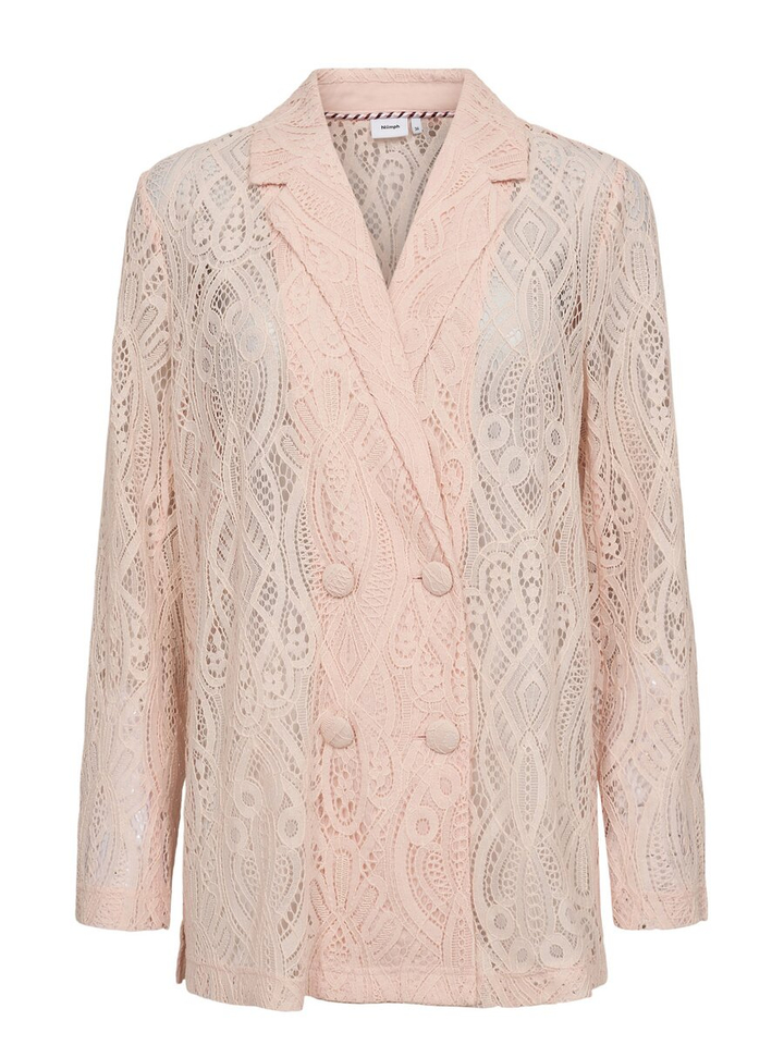 Roze kanten blazer Nu Lacey blazer Numph
