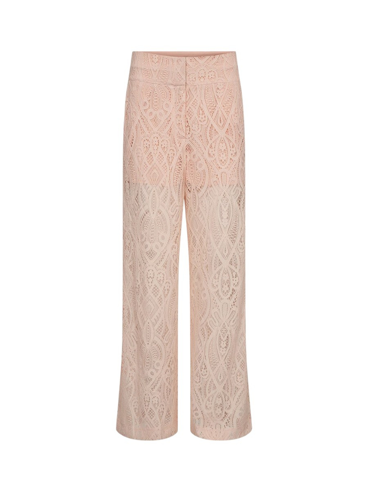 Roze broek in kant Lacey Numph