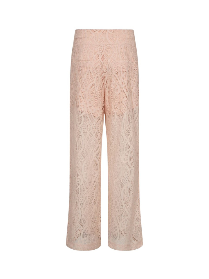 Roze broek in kant Lacey Numph