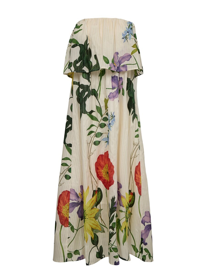 Kleed met bloemenprint Nu Belisa Maxi Dress Numph