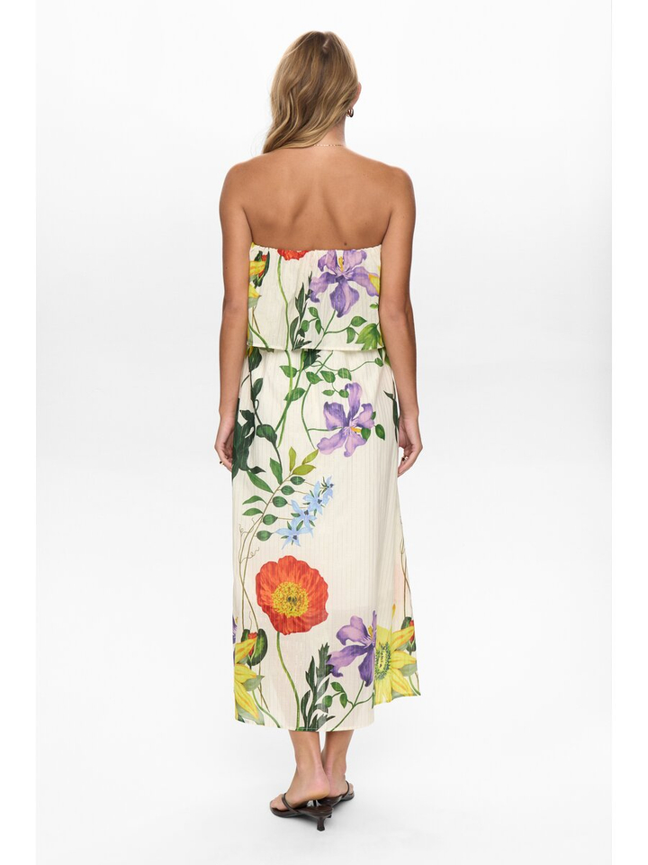 Kleed met bloemenprint Nu Belisa Maxi Dress Numph