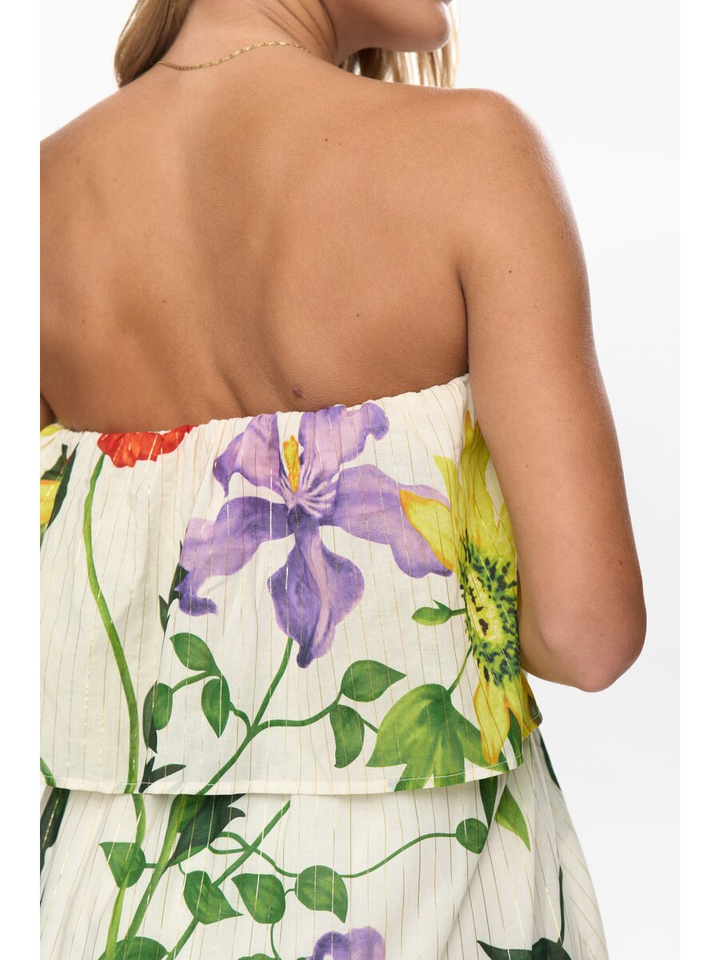 Kleed met bloemenprint Nu Belisa Maxi Dress Numph