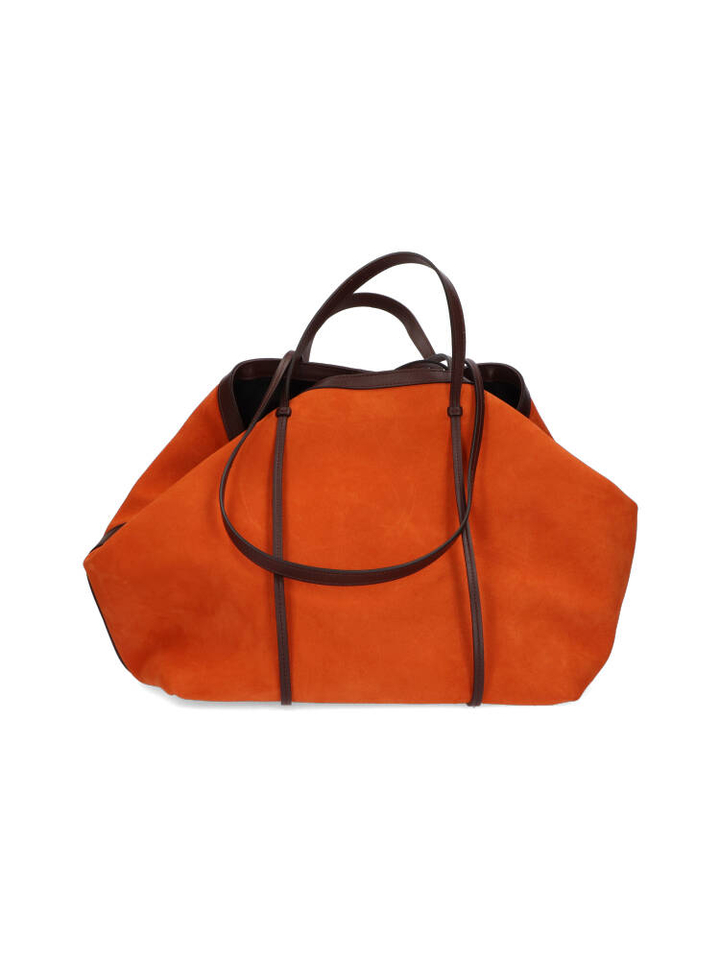 Arancio shopper in suéde Alma Gava 