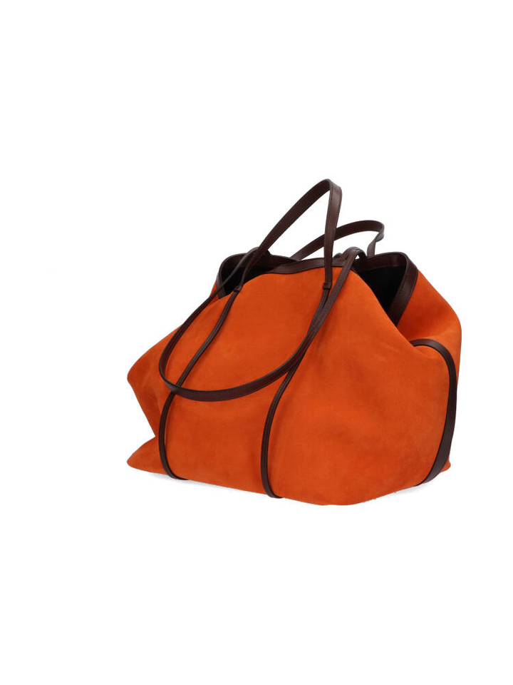 Arancio shopper in suéde Alma Gava 