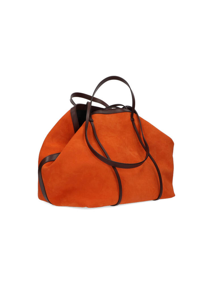 Arancio shopper in suéde Alma Gava 