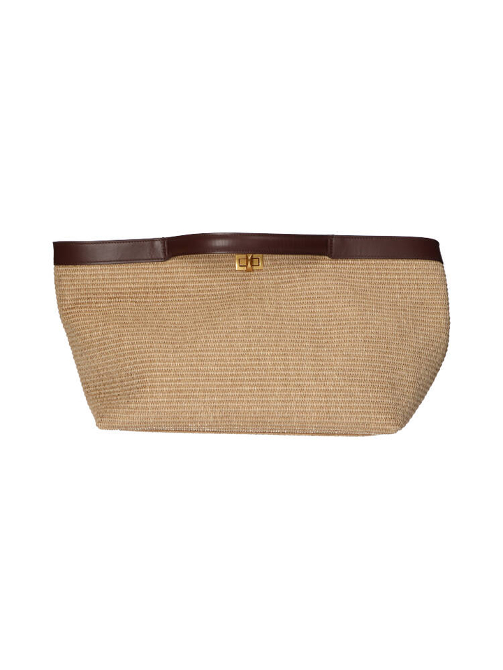 Naturel raffia shopper Niko Gava 