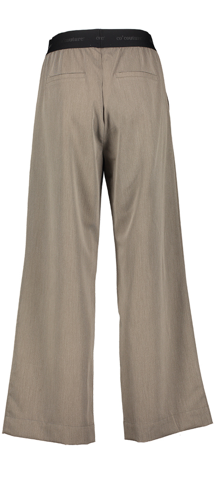 Bruine broek met zwarte elastiek Tenga Co'Couture 