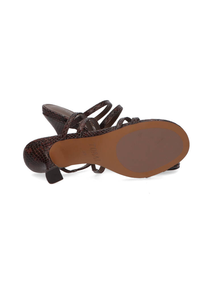 Snake sandaal met hak TL weekend low Toral 