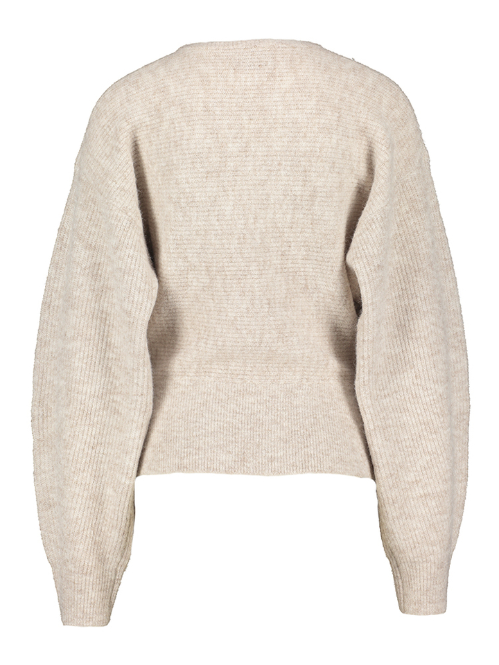 Beige trui met ronde hals Turuna Neo Noir