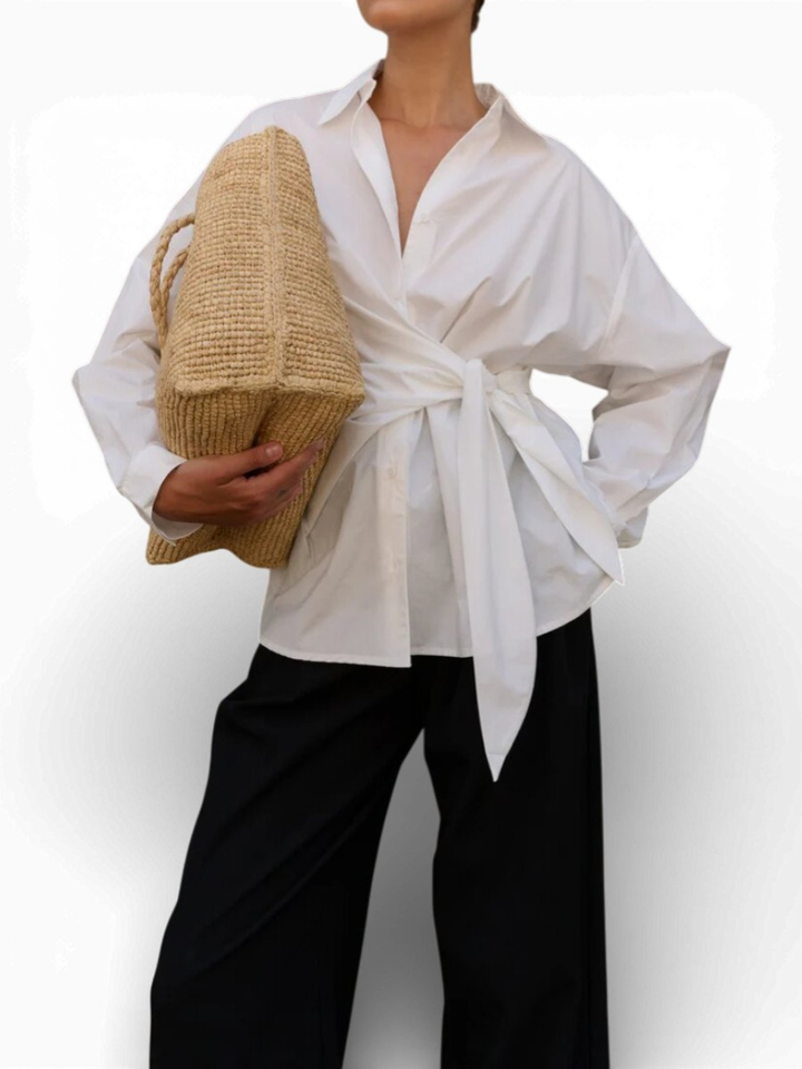 Witte blouse Seliy Club l'Avenir 