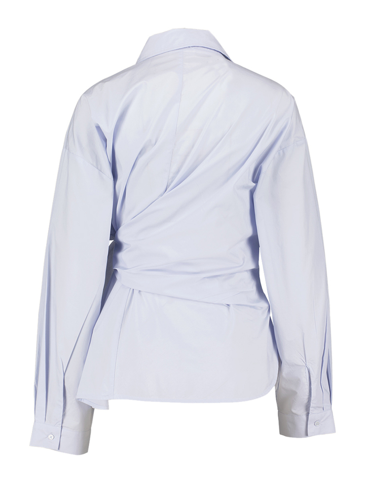 Soft blue katoenen blouse Seliy Club L'avenir 
