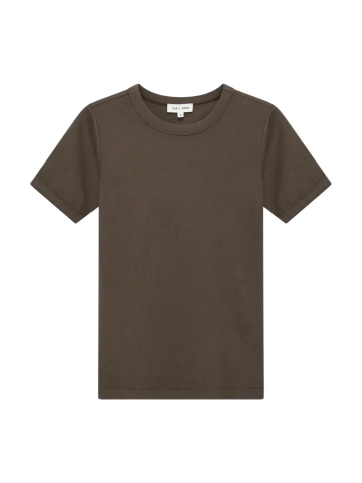 Bruine T-Shirt met korte mouwen Jasmine Club L' Avenir