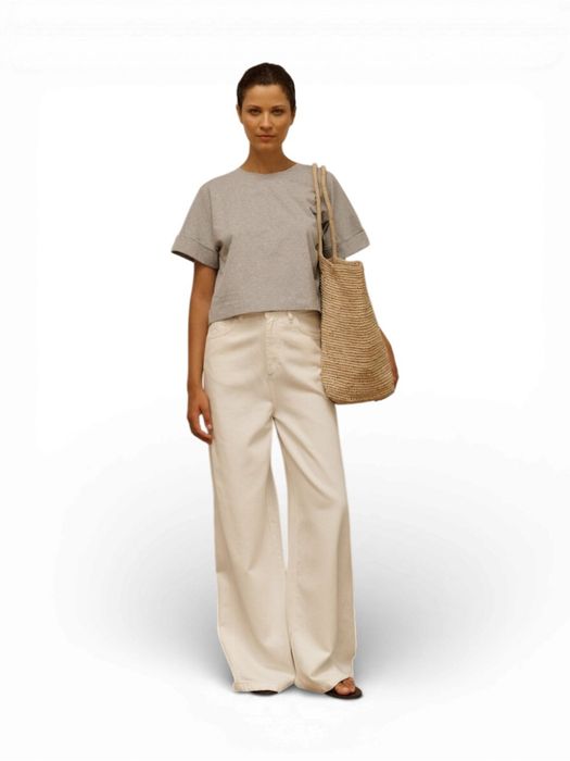 Witte wijde jeans Ravina Club L'avenir