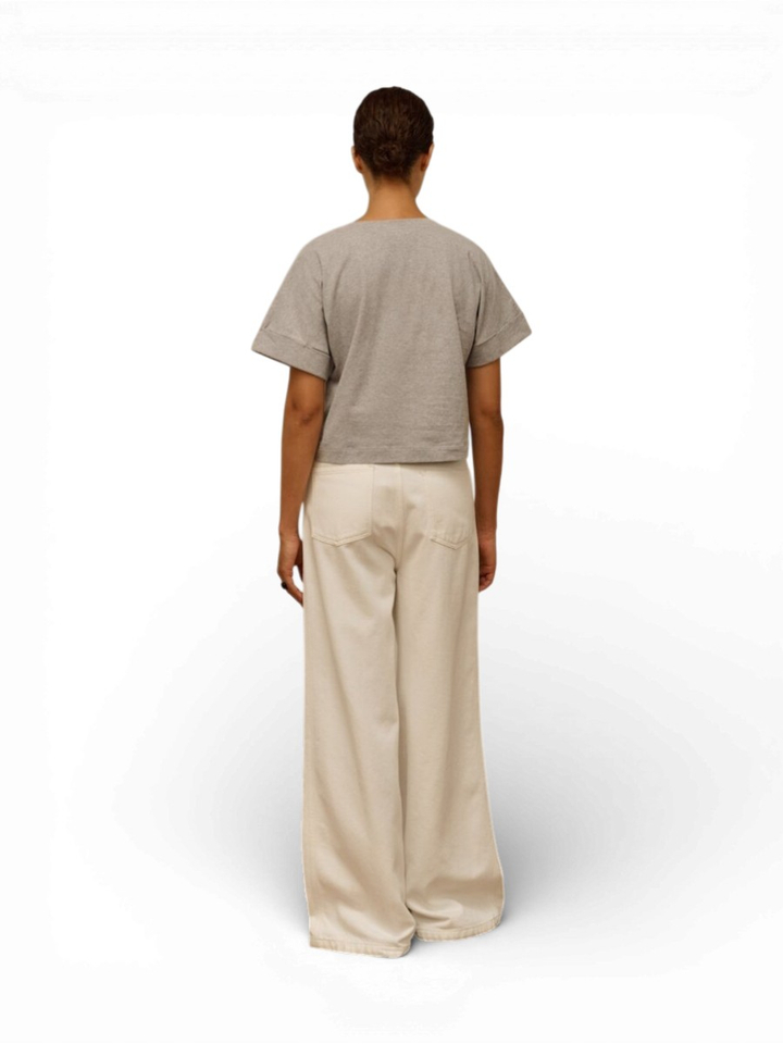Witte wijde jeans Ravina Club L'avenir