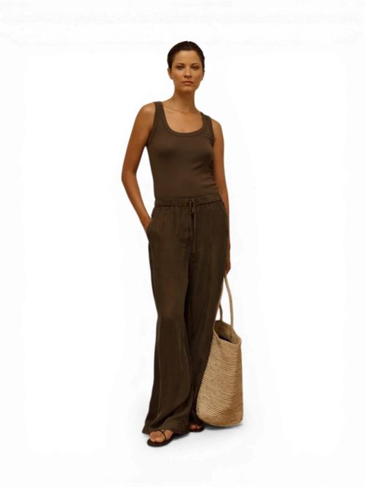 Bruine losse broek Zody Club L'avenir