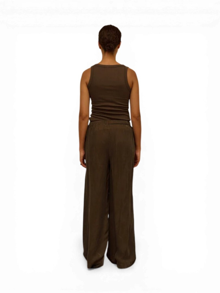 Bruine losse broek Zody Club L'avenir 