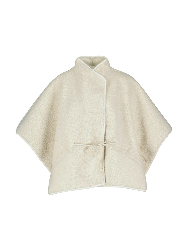 Beige jas in teddy Noelle Club L'avenir