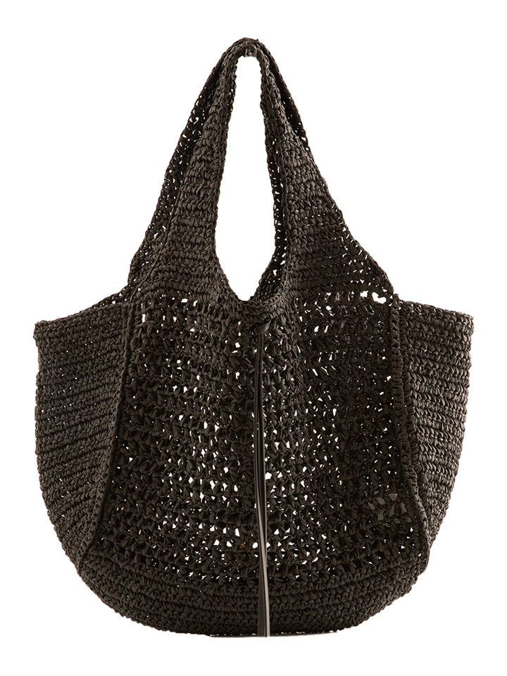 Crochet zwart shopper Nepheli Gianni Chiarini 